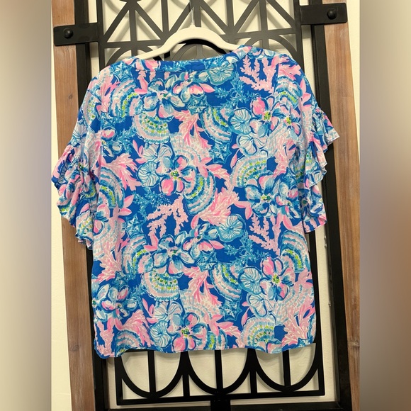 Lilly Pulitzer Quinna Short Sleeve top - Picture 5 of 5